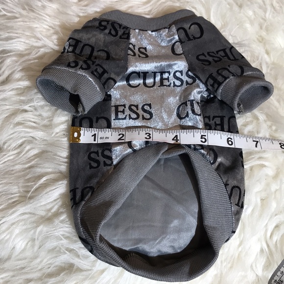 Silver brand inspired pet sweater/shirt - Picture 10 of 10